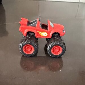 Fiery Red Monster Truck Toy